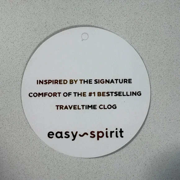 Easy Spirit Traveltime Womens White Leather Mesh Walking Clog Mule Shoes 7WW - Picture 10 of 11